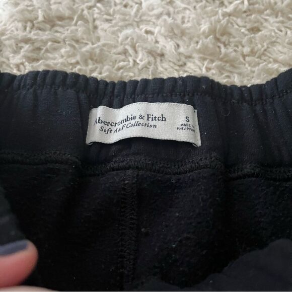Abercrombie and Fitch soft AF collection black joggers size small - Picture 2 of 4